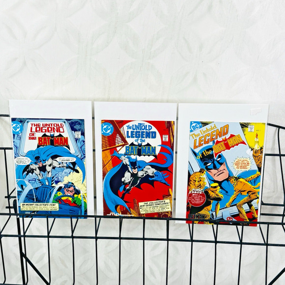 The Untold Legend Of The Batman #1 Cereal, 2-3 Audio Edition Mini Comic Lot DC - Picture 1 of 5